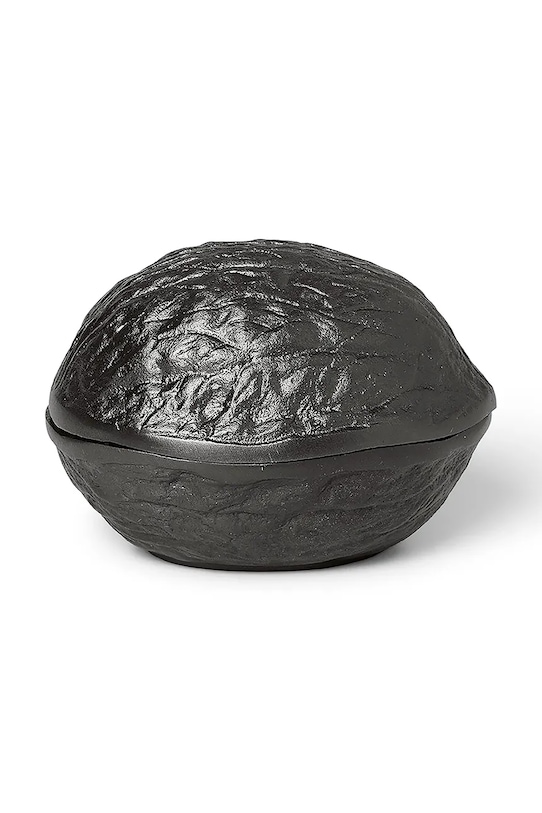 ferm LIVING contenitore con copperchio Forest Nut Box nero 1104264540