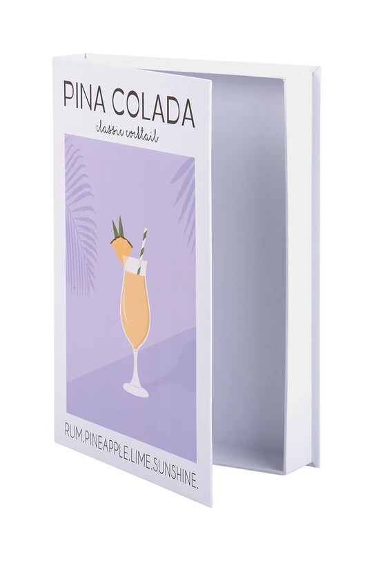 Коробка для зберігання Present Time Pina Colada PT4288 барвистий AA00