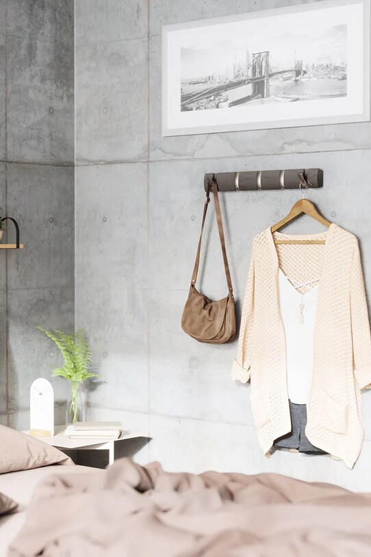 Umbra fali fogas Flip 5 Hook barna 318850.1143