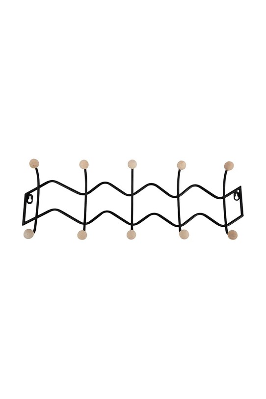 Present Time fali fogas Double Zig Zag fekete PT4274BK