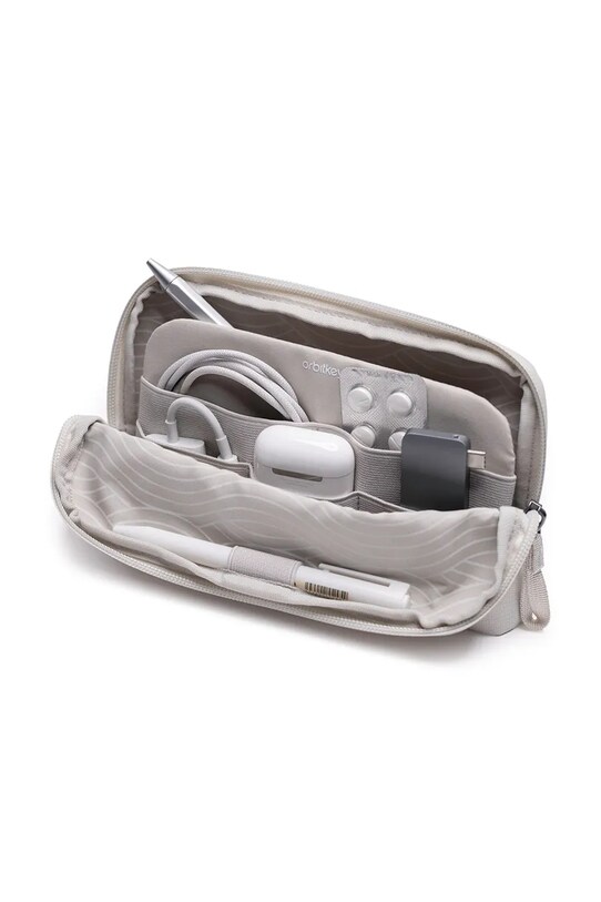 Salon i sypialnia Orbitkey organizer biurowy podróżny Desk Pouch KonMari 22 x 12 x 5 cm WDP1.STO.508 beżowy