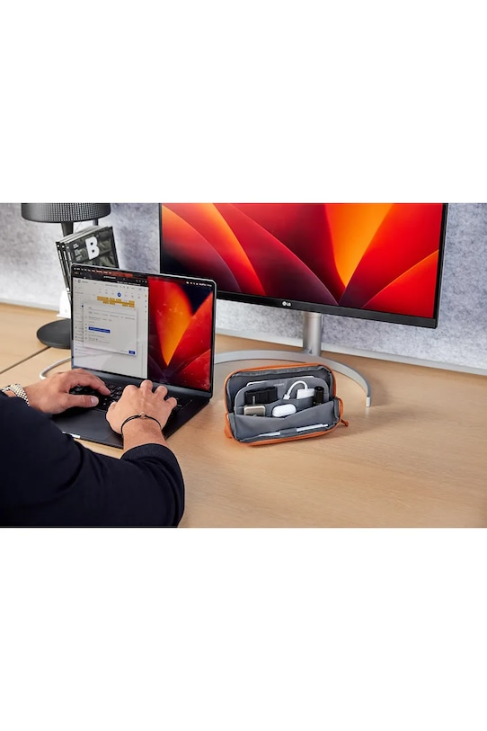 Cestovný kancelársky organizátor Orbitkey Desk Pouch Terracotta 22 x 12 x 5 cm WDP1.TER.109