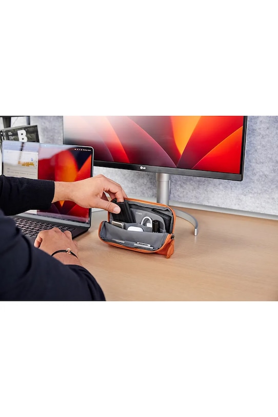 Cestovný kancelársky organizátor Orbitkey Desk Pouch Terracotta 22 x 12 x 5 cm WDP1.TER.109