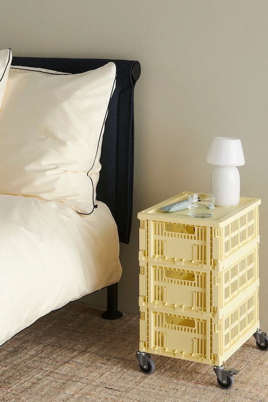 HAY pudełko do przechowywania Colour Crate M / 14 x 26,5 x 34,5 cm AB634A602AB86 żółty AA00