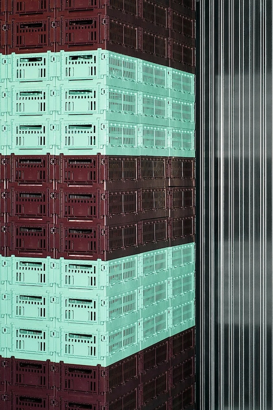 HAY tároló Colour Crate M / 14 x 26,5 x 34,5 cm AB634A602AG31 burgundia AA00