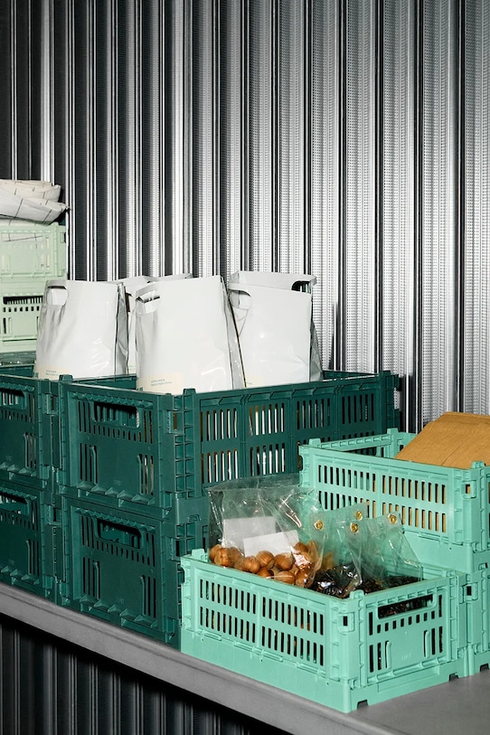 Коробка для зберігання HAY Colour Crate L / 18,5 x 34,5 x 53 cm AB634A603AE77 зелений AA00