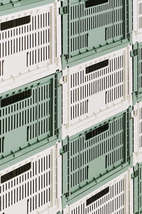 HAY pudełko do przechowywania Colour Crate XL / 24 x 42 x 68 cm AB634A604AB90 biały AA00