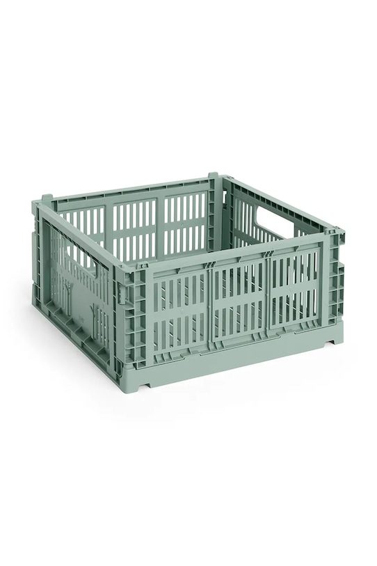 HAY pudełko do przechowywania Colour Crate M /14 x 26,5 x 34,5 cm turkusowy AB634F125AG28