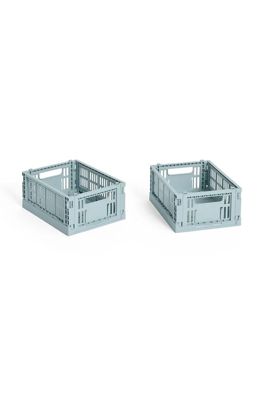 Ящик для хранения HAY Colour Crate Mini 8 x 13 x 17 cm 2 шт бирюзовый AE358A668AF89