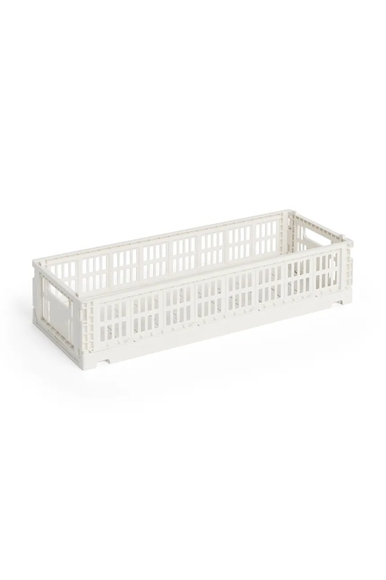 Úložný box HAY Colour Crate Mini 8 x 13 x 34,5 cm bílá AE358B008AB90
