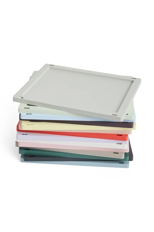 Obývací pokoj a ložnice Víko krabice HAY Colour Crate M / 27 x 35 cm AE759A602AC68 růžová