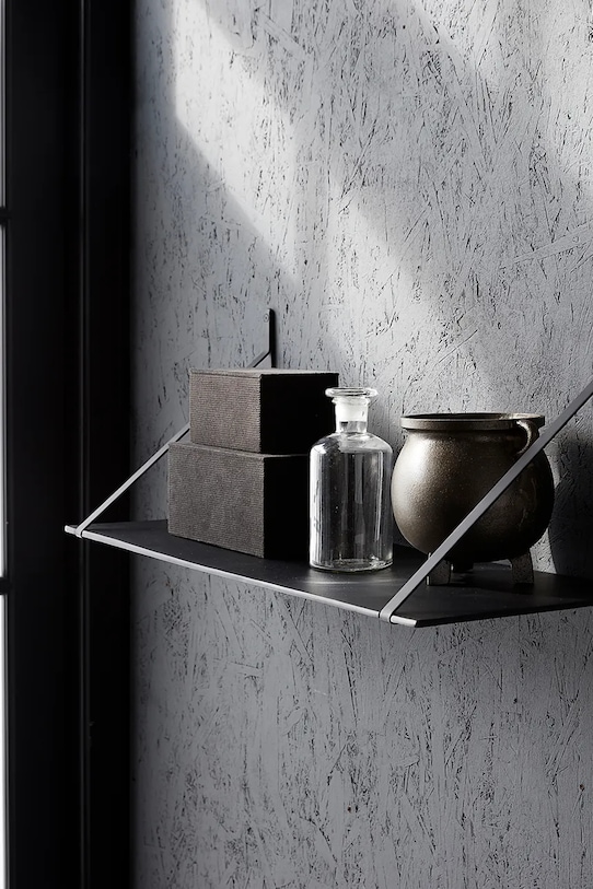 House Doctor raft suspendat HDLemmy 25 x 70 cm 211150850 negru AA00