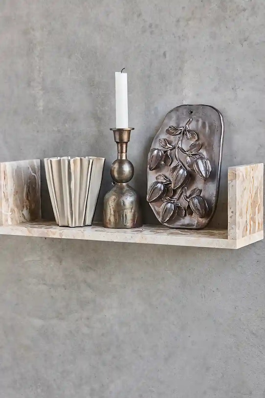 Zidna polica House Doctor HDMarr 14 x 50 cm 900000326 bež AA00