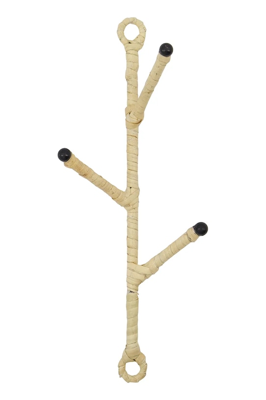 House Doctor cuier de perete HDBranch 20 x 5,5 cm bej 267660007