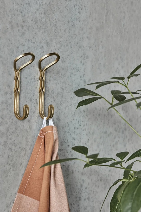 House Doctor wieszak ścienny HDYra 2-pack 203666061 zielony AA00