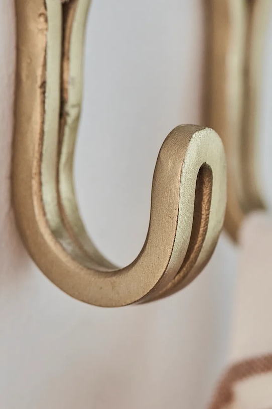 Salon i sypialnia House Doctor zestaw haczyków HDYra 4-pack 203666062 zielony