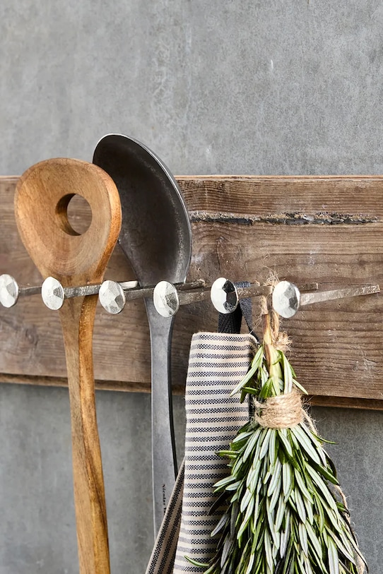 House Doctor zestaw wieszaków ściennych HDWall 8 cm 6-pack szary 900000604