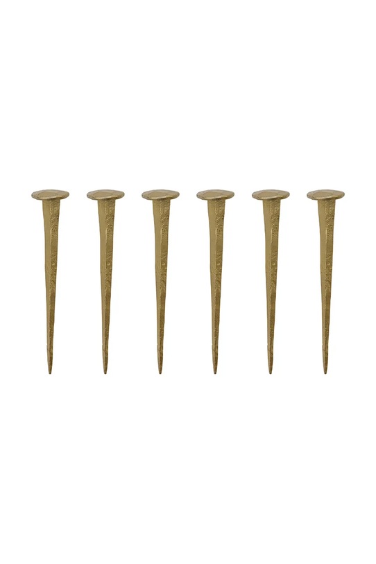 House Doctor zestaw wieszaków ściennych HDWall 8 cm 6-pack zielony 900000606