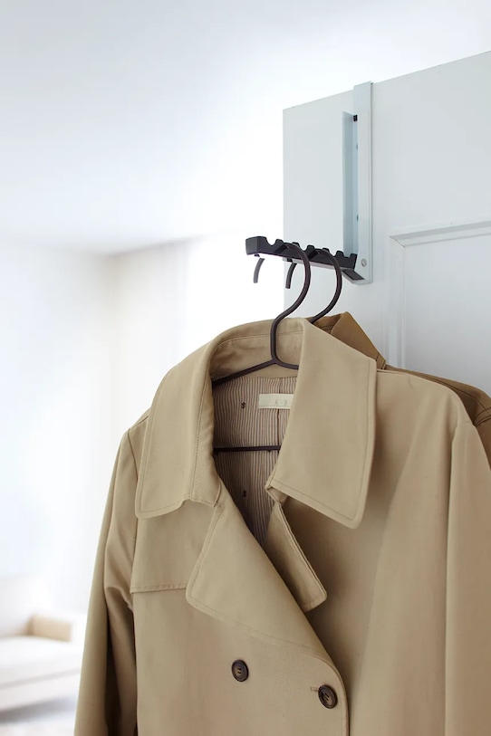 Nappali és hálószoba Yamazaki ajtó fogas Smart 20 cm 7162. fekete