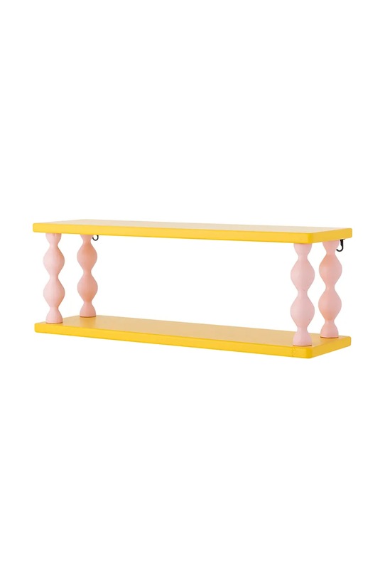 Bloomingville raft de perete Bibiola 60 x 21,5 x 17 cm 82062920 galben AA00