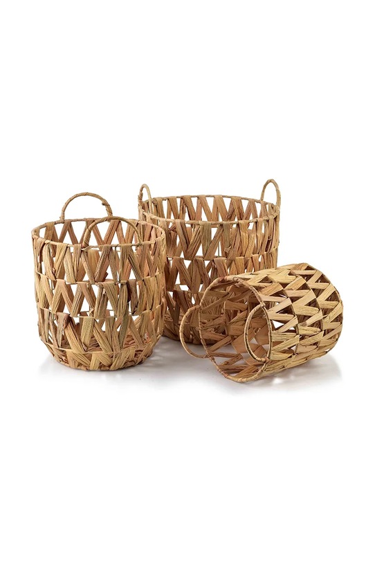Affek Design kosz do przechowywania L / 24 x 19 x 25 cm HIWB5882 beżowy AA00