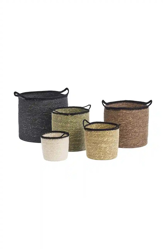 Madam Stoltz zestaw koszy do przechowywania 5-pack multicolor DCI.1018.S5A