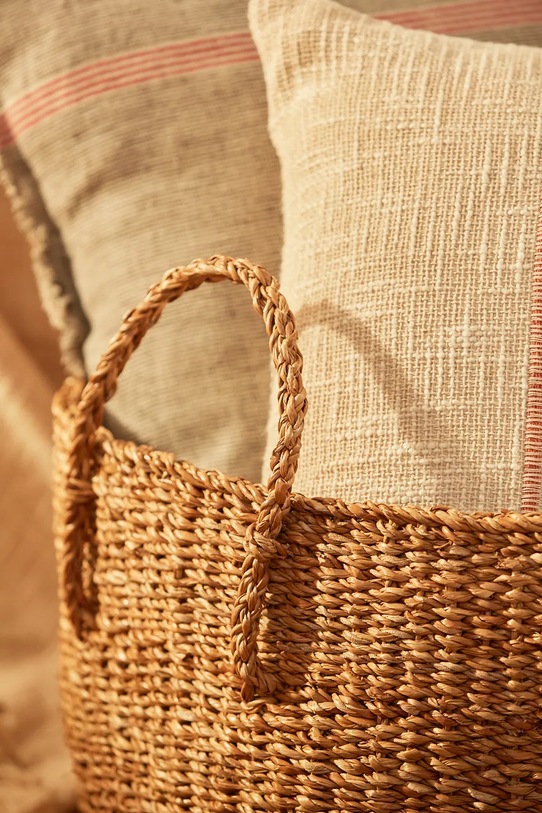 Úložný kôš Calma House Braid 50 x 30 x 30 cm oranžová BRAID.50CA.NAT