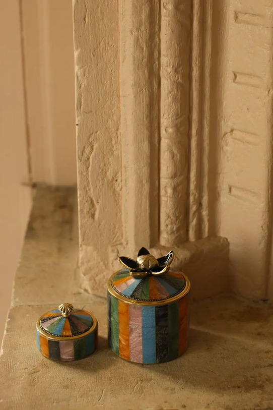 Doing Goods pojemnik z pokrywką Piper Circus 6 x 7 x 7 cm 1.20.21.050.099.3 multicolor AA00