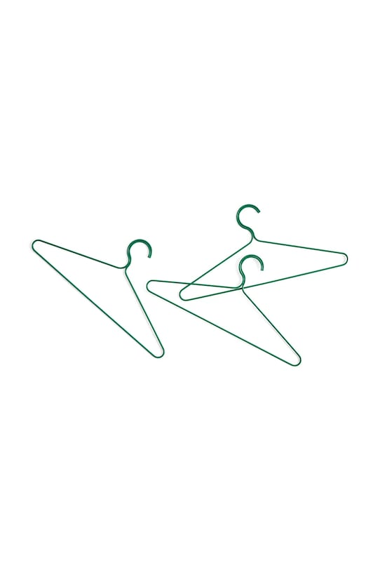 HAY wieszak 23 x 43 cm 3-pack zielony AE355.A869.AP17