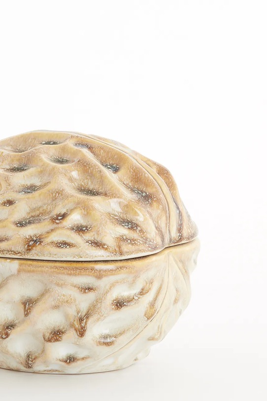 Salon i sypialnia Light & Living pojemnik z pokrywką 18,5 x 15,5 x 14,5 cm 5742782 brązowy