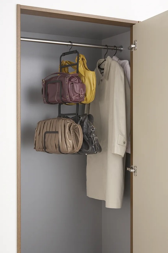 Yamazaki organizer na torby Chain 19 x18 x 113-137 cm czarny 6509