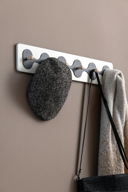 Obývací pokoj a ložnice Věšák Present Time 4,5 x 11,5 cm PT4361WH vícebarevná