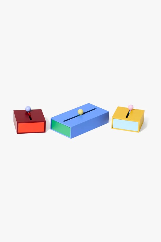 Areaware pudełko do przechowywania Cache Box 12 x 24 x 8 cm multicolor KYCBLBG