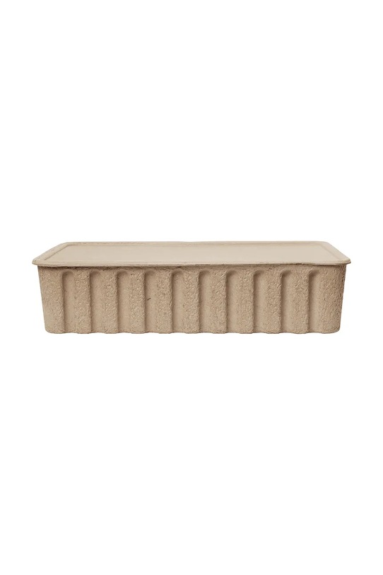 ferm LIVING pudełko do przechowywania 42 x 15 cm beżowy 1104272368