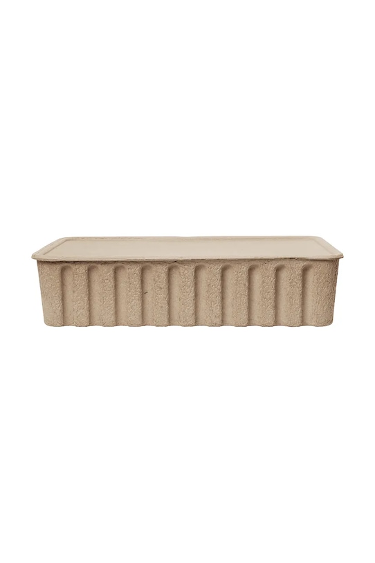 ferm LIVING pudełko do przechowywania 42 x 15 cm beżowy 1104272368