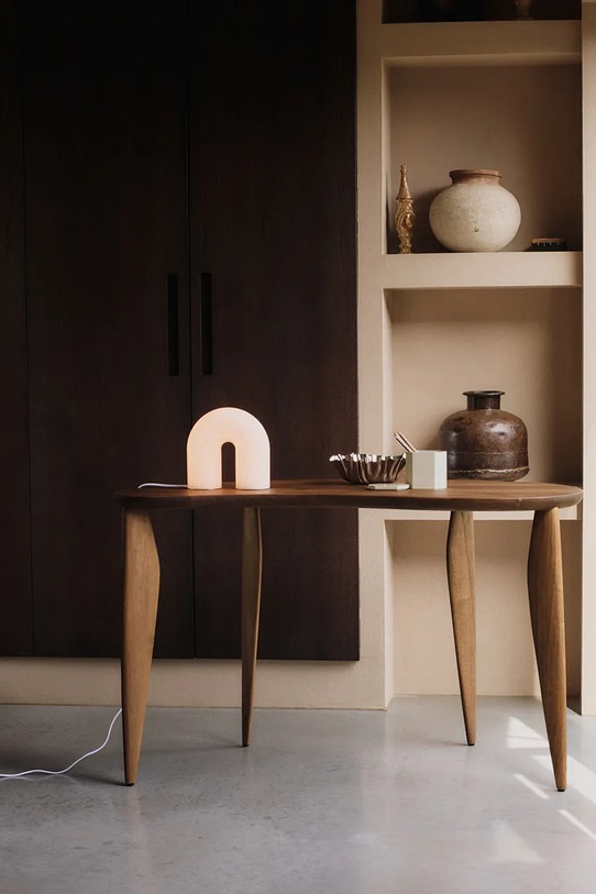 ferm LIVING recipient cu capac Nova 20 x 10 x 5 cm 1104271949 bej