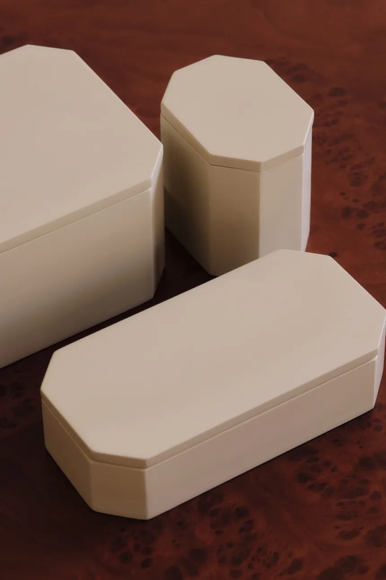 Posuda s poklopcem ferm LIVING Nova 25 x 15 cm bež 1104271953