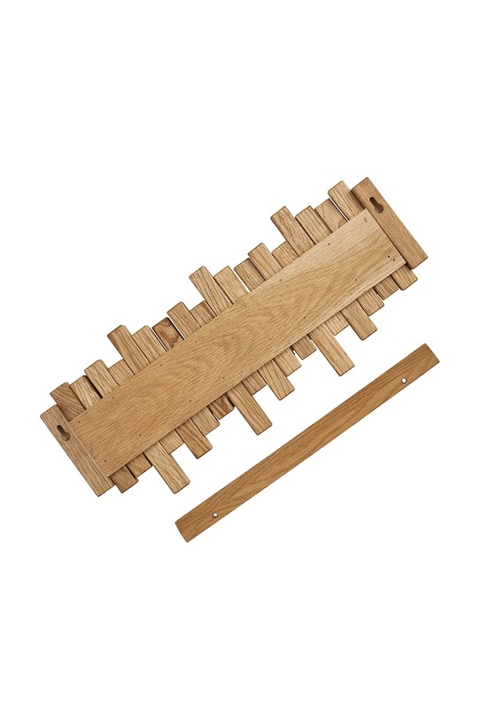 House Nordic wieszak ścienny Caltra 3 x 40 x 18 cm 4494055 beżowy