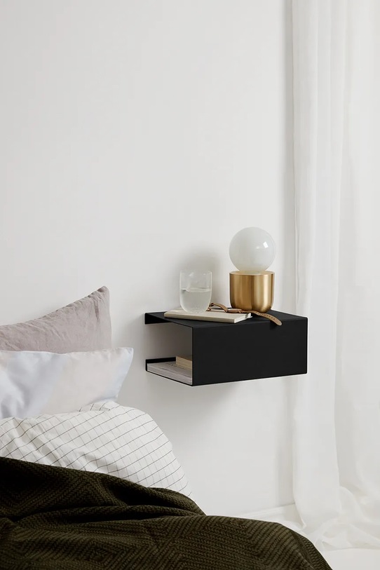 ReCollector półka ścienna BoxShelf 35 x 25 x 15 cm 100115.RW03 czarny AA00