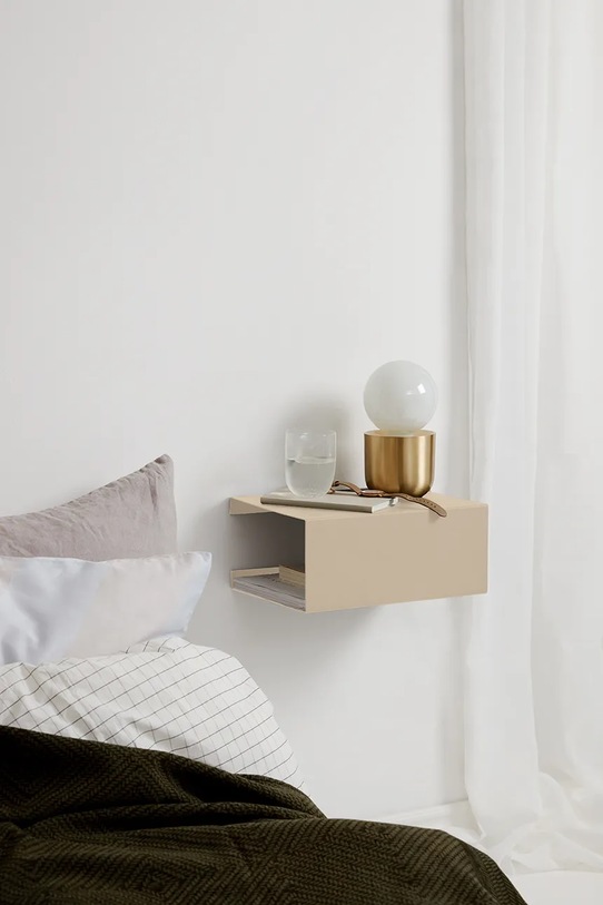 ReCollector półka ścienna BoxShelf 35 x 25 x 15 cm 100115.RW04 beżowy AA00