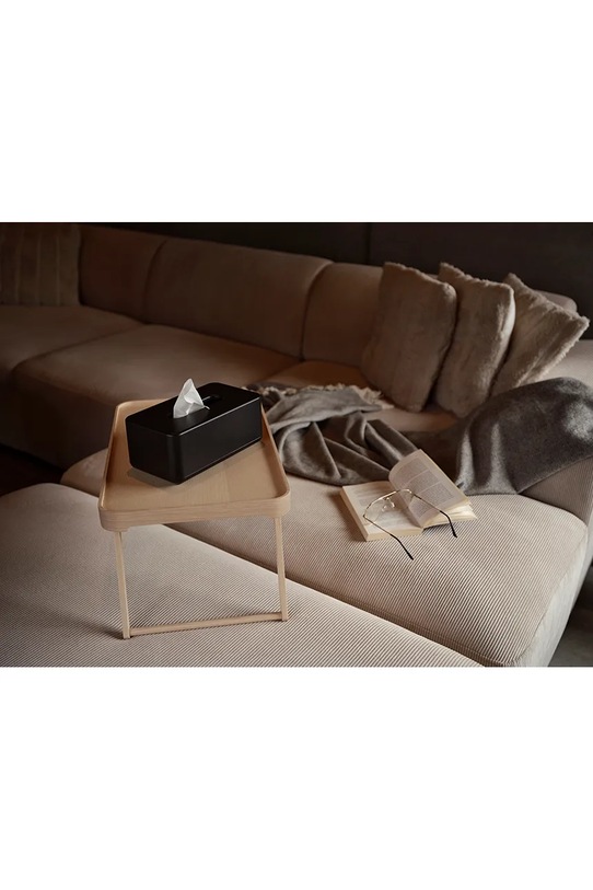 Salon i sypialnia Zone Denmark pojemnik na chusteczki Ume 10,7 x 14 x 25,6 cm 36028. czarny