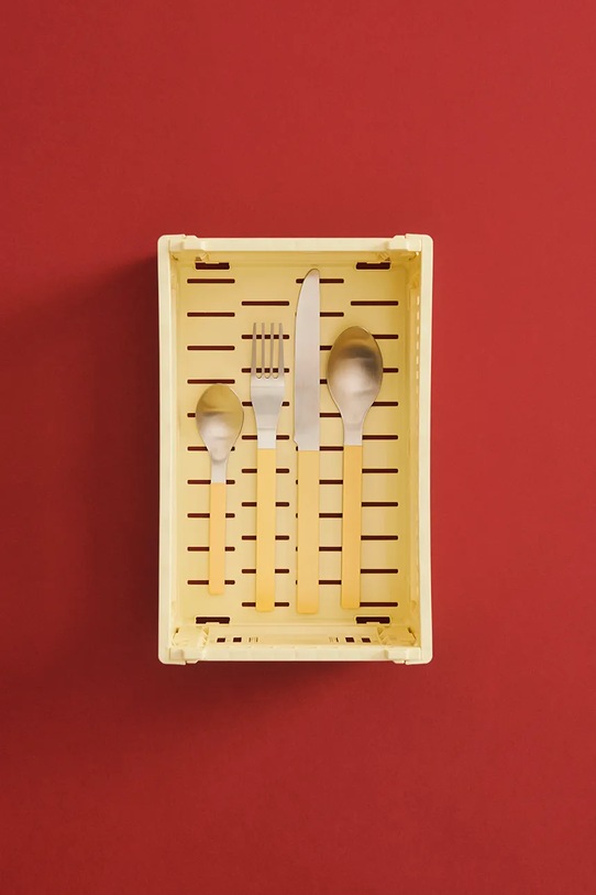 HAY pudełko do przechowywania Colour Crate S / 10,5 x 17 x 26,5 cm AB634.A601.AB86 żółty AA00