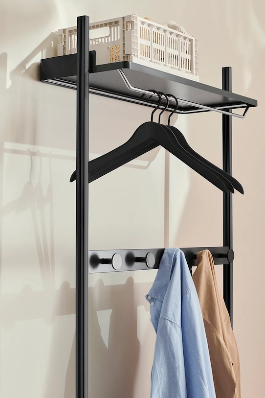 Salon i sypialnia HAY pudełko do przechowywania Colour Crate M / 14 x 26,5 x 34,5 cm AB634.A602.AB90 biały