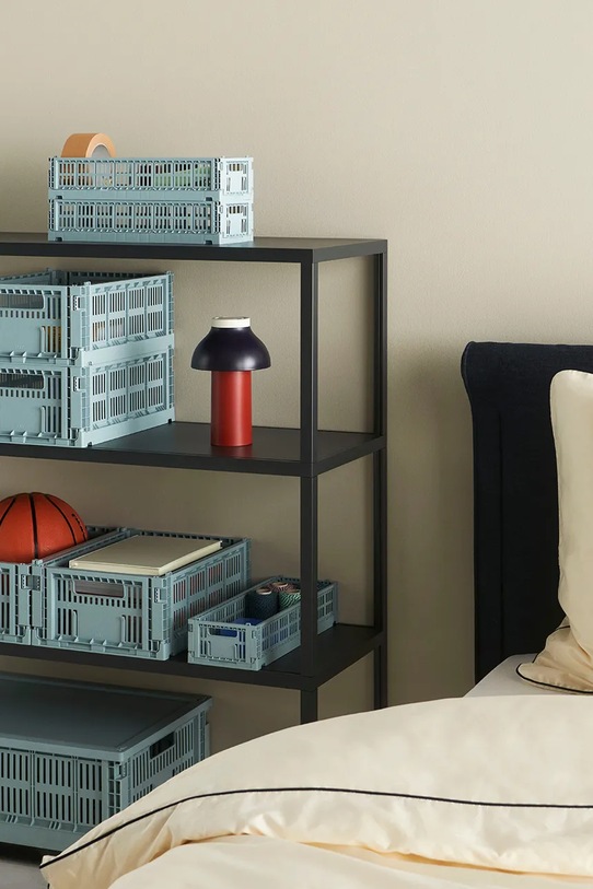 Salon i sypialnia HAY pudełko do przechowywania Colour M/14 x 26,5 x 34,5 cm AB634.A602.AF89 niebieski