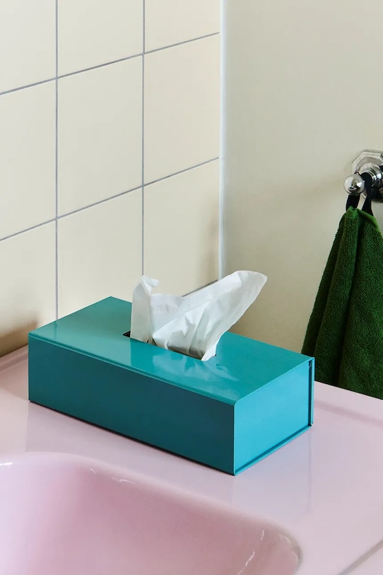 HAY contenitore per fazzoletti Colour Storage 24,5 x 13 cm AE735.E142 turchese AA00