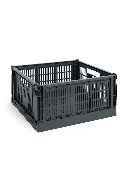 HAY pudełko do przechowywania Colour Crate S / 10,5 x 17 x 26,5 cm czarny AB634.F126.AC37