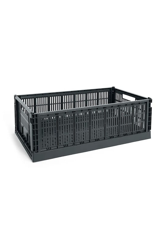 HAY pudełko do przechowywania Colour Crate XL / 24 x 42 x 68 cm czarny AB634.A604.AC37