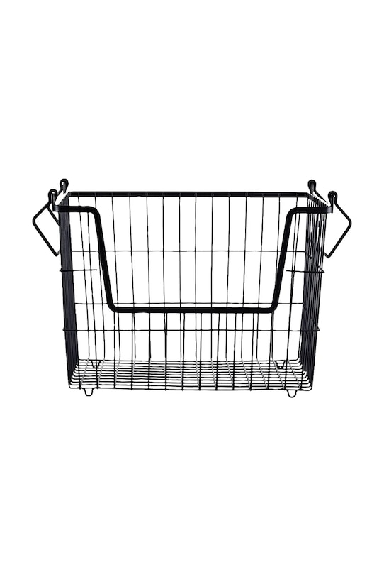 House Doctor kosz dekoracyjny HDTaw 32 x 23,5 x 27 cm czarny 208051001