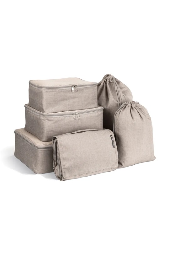 Bigso Box of Sweden zestaw organizerów podróżnych Travel Collection 6-pack beżowy 992PS0224A6.99