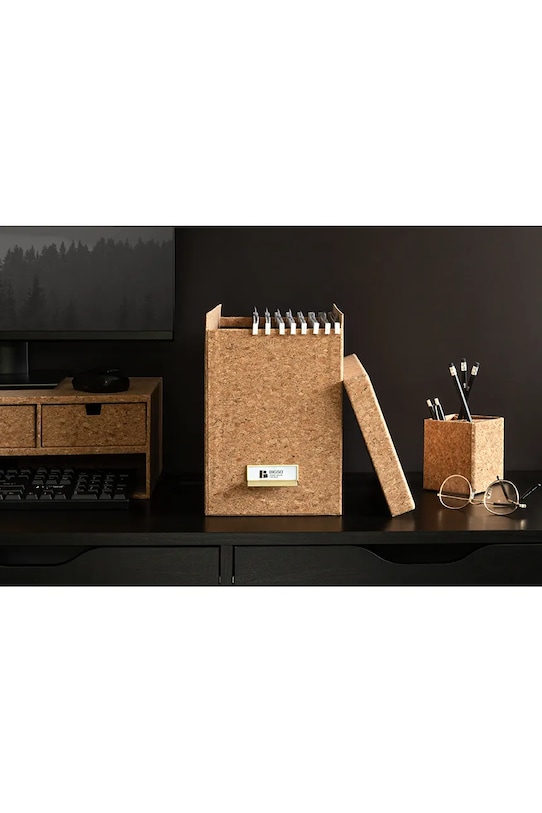 Bigso Box of Sweden pudełko na dokumenty Johan 18,5 x 35 x 26,5 cm brązowy 9441N4065.99